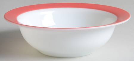 Red 9" Round Vegetable Bowl