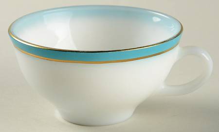 Turquoise Flat Cup
