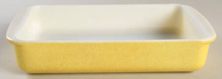 Yellow (Light Pale) 11" Rectangular Baker
