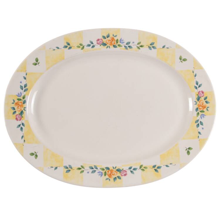 Rosehaven 14" Oval Serving Platter