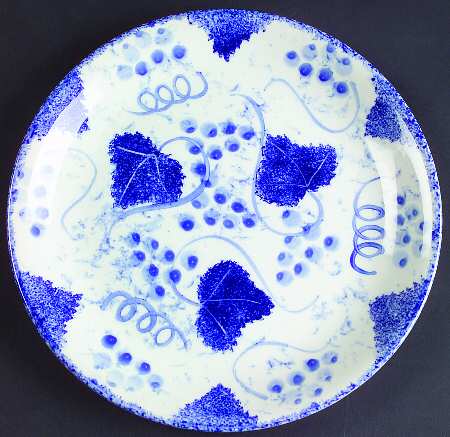 Blue Vine Salad Plate