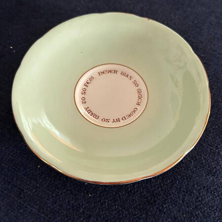 Patriotic Series Saucer for Footed Cup