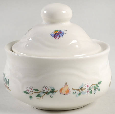 Apple Valley Sugar Bowl & Lid