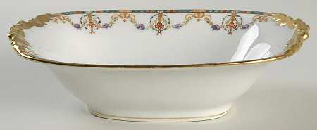 POY113 8" Oval Vegetable Bowl