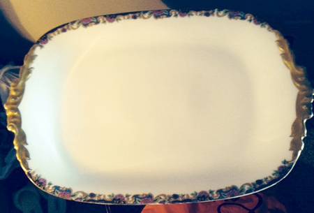 POY49 14" Oval Serving Platter