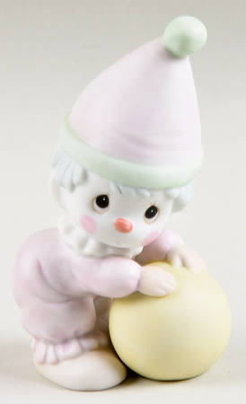 Clown-Boy Handling Ball Dove-Clown Boy With Ball - Dove Trademark, No Box