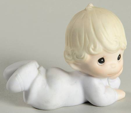 Baby Girl Lying Down G Clef-Baby Girl Lying Down - G Clef Trademark With Box