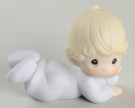 Baby Girl Lying Down Ship-Baby Girl Lying Down - Ship Trademark With Box