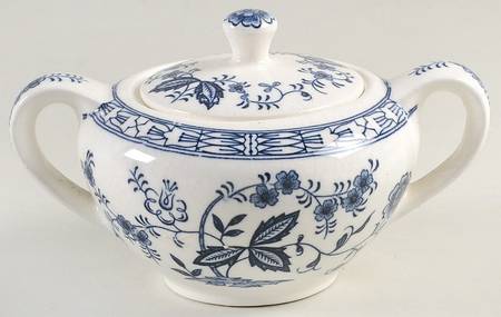 Blue Angel Sugar Bowl & Lid