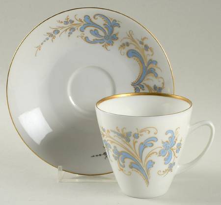 PRG14 Flat Demitasse Cup & Saucer Set