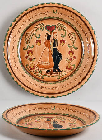 Amish Pie Serving Plate