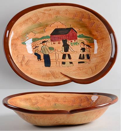 Amish Pretzel Serving Bowl