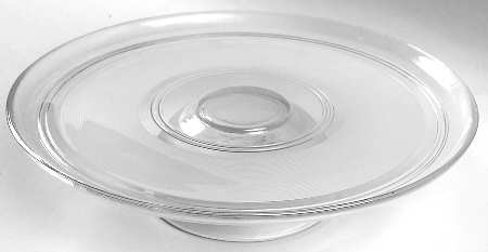Rio Round Glassware Cake Plate