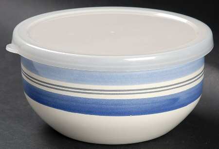 Rio 5" Metal Bowl W/Plastic Lid