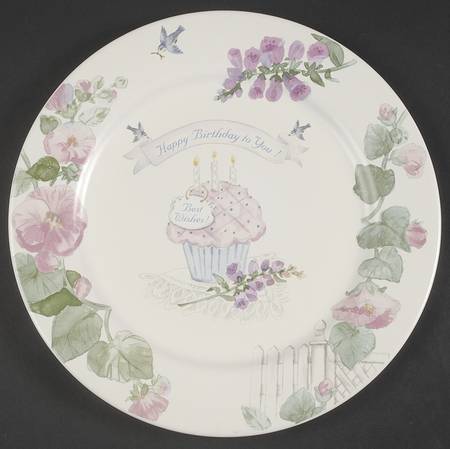 Cape May "Happy Birthday" Dinner Plate