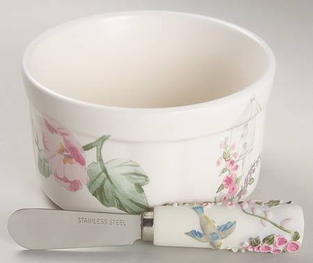 Cape May Dip Bowl & Spreader Set