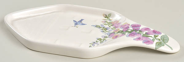 Cape May Sculptured Spoon Rest (Holds 1 Spoon)