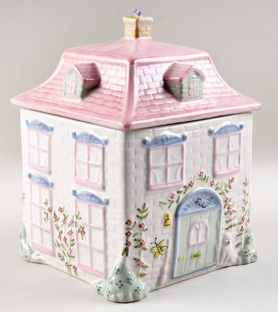 Cape May Large Figural Canister & Lid
