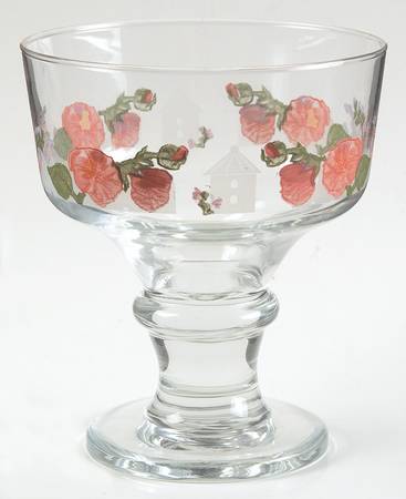 Cape May Glassware Footed Dessert