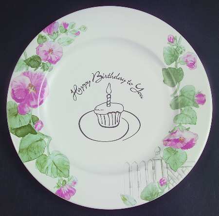 Cape May Happy Birthday Cake Plate