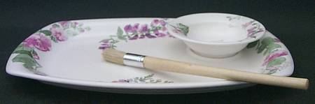 Cape May 3-Piece Barbeque (Plate, Bowl and Brush)