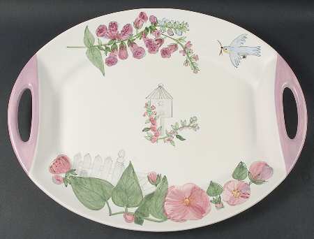 Cape May 19" Oval Handled Platter