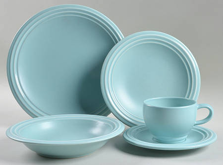 Terrace Aqua 5 Piece Place Setting