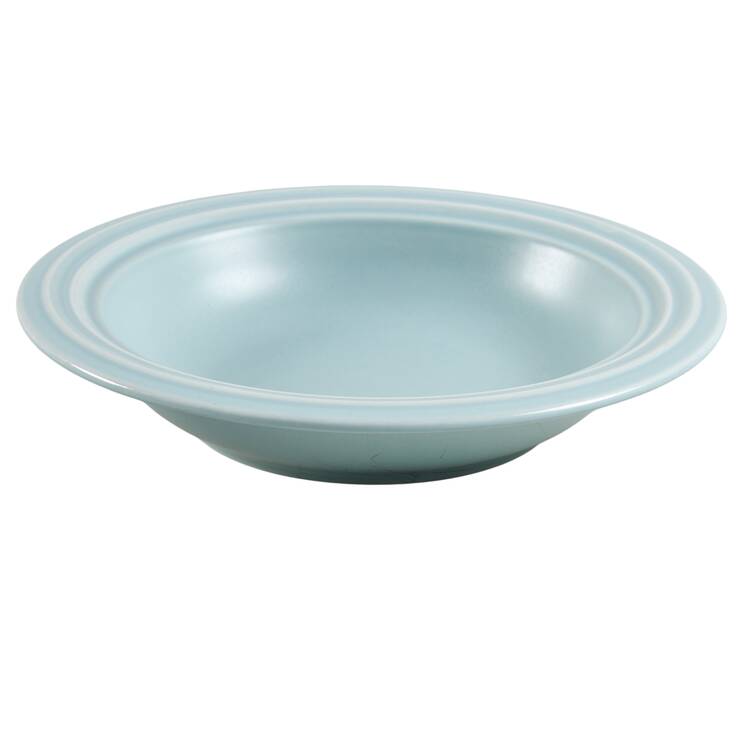 Terrace Aqua Rim Soup Bowl
