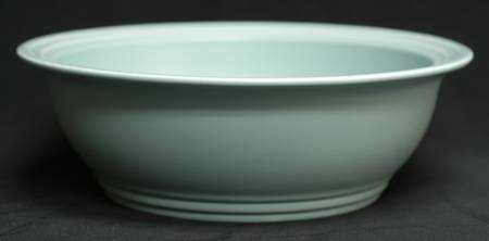 Terrace Aqua 11" Large Salad Serving Bowl