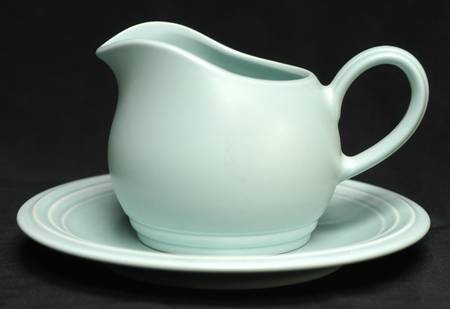 Terrace Aqua Gravy Boat & Underplate