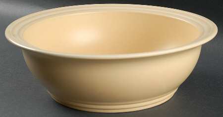 Terrace Buttercream (Yellow) 11" Large Salad Serving Bowl