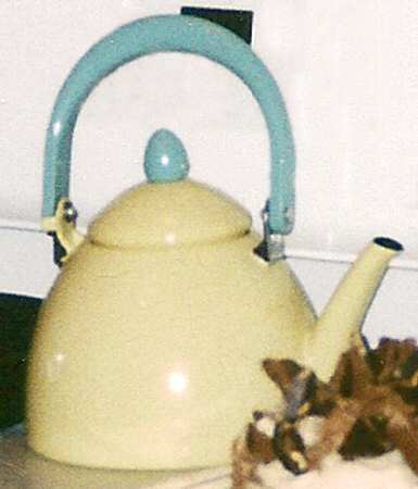 Terrace Buttercream (Yellow) Metal Kettle & Lid