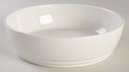 Terrace White 8" Round Baker by Pfaltzgraff