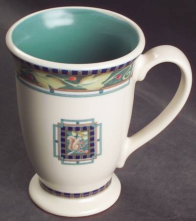 Forest Pedestal Mug by Pfaltzgraff