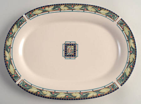 Forest 14" Oval Serving Platter