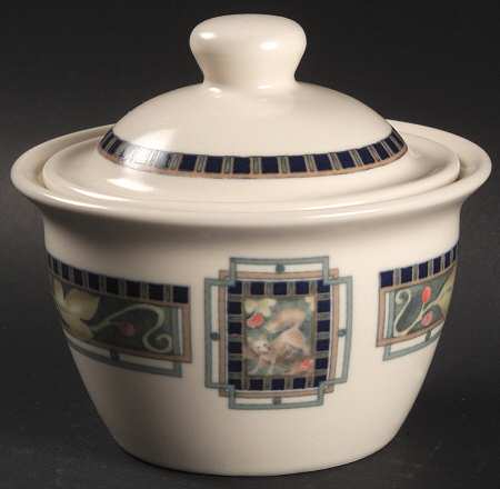 Forest Sugar Bowl & Lid