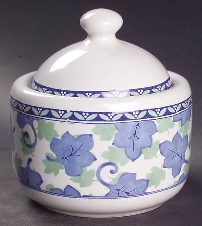 Blue Isle Sugar Bowl & Lid