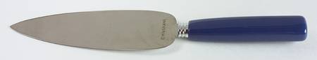 Blue Isle Glassware Cake Server with Stainless Blade