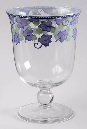 Blue Isle Pedestal Glassware Hurricane