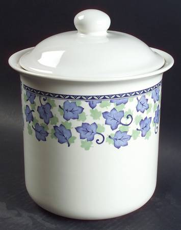 Blue Isle Small Canister & Lid by Pfaltzgraff