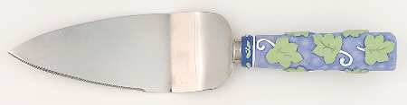 Blue Isle Resin Handle Cake Server