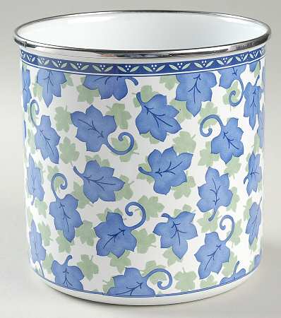 Blue Isle Medium Metal Canister No Wood Lid