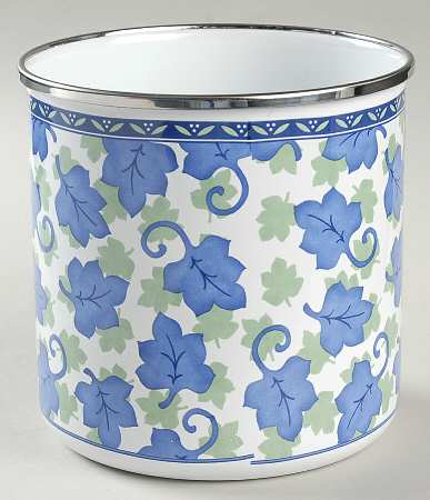 Blue Isle Small Metal Canister No Wood Lid
