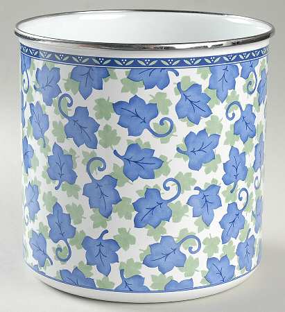 Blue Isle Large Metal Canister No Wood Lid