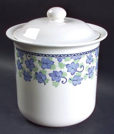 Blue Isle Large Canister & Lid