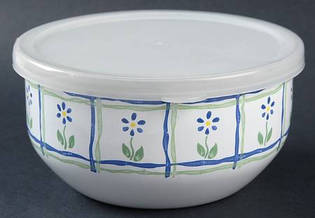 Cloverhill Floral 5" Metal Bowl