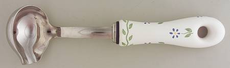 Cloverhill Floral Gravy Ladle with Stainless Bowl