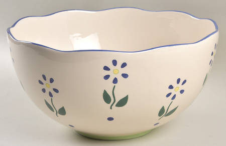 Cloverhill Floral Entertaining Bowl