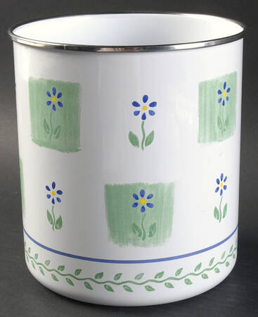 Cloverhill Floral Extra Large Canister No Wood Lid