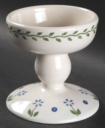 Cloverhill Floral Pedestal Candlestick